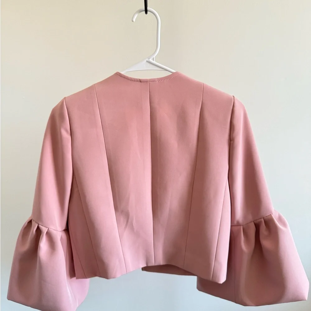 Women's Blazer in Soft Pink - Picture 4 of 4